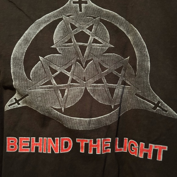 1995 Vintage Decide Behind The Light Death Metal Band Tee - Picture 6 of 6